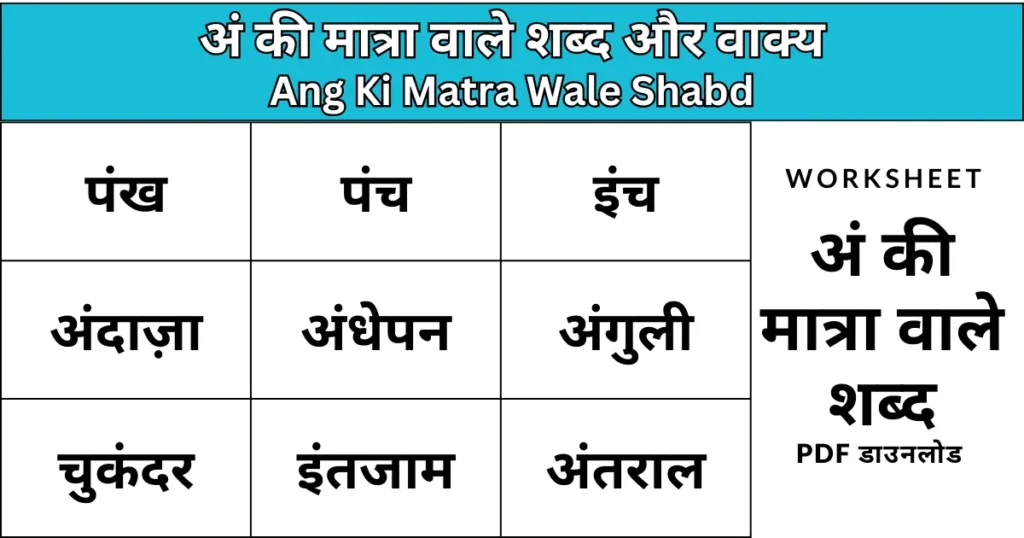 Ang Ki Matra Wale Shabd